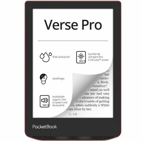 Электронная книга PocketBook 634 красный (PB634-3-WW)